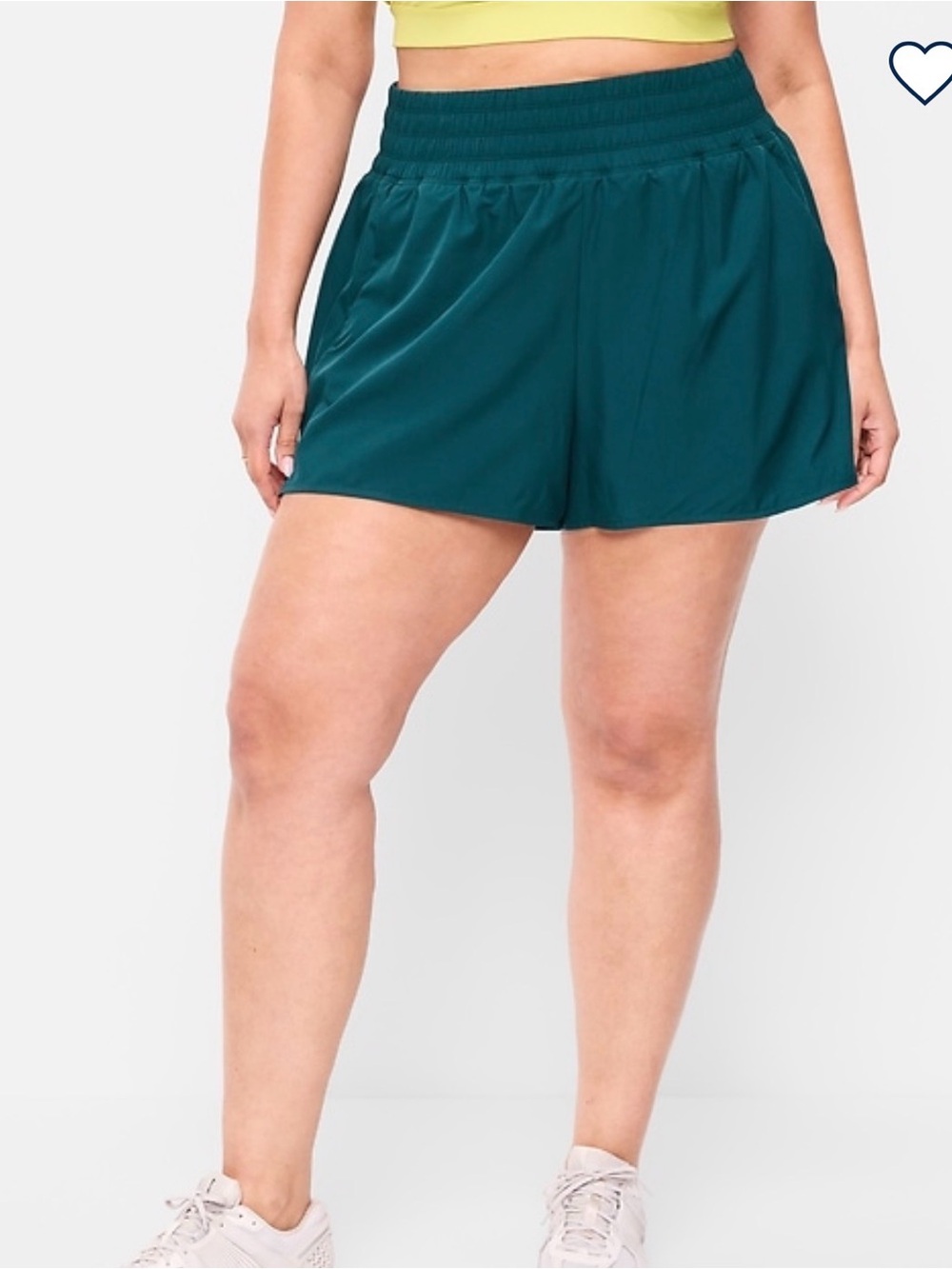 Old Navy Teal Athletic Shorts with Smocked Waistband